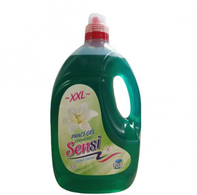 SENSI Universal prací gél na biele prádlo (white) - 3 L