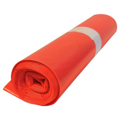 LPDE vrecia 120l 700x1100, 70 mikr. 25 ks/rolka červené (kovy,tetrapaky)
