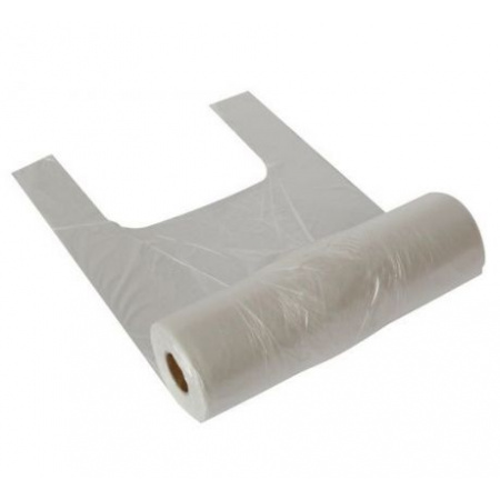 Taška mikroténová, HDPE, 5 kg, 170 ks rolka, Transparentná