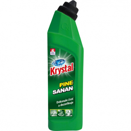 KRYSTAL PINE SANAN 750 ml - vysoko účinný,extra hustý čistiaci a dezinf. gél