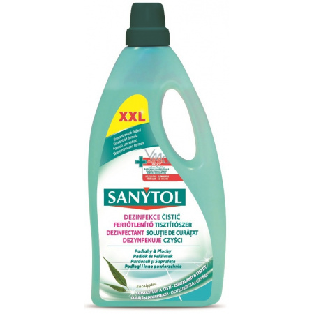 SANYTOL dezinfekčný čistič na podlahy a plochy bez chlóru 5 L bandaska