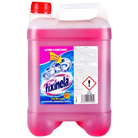 FIXINELA - sanitárny čistič (vodný kameň, hrdza) 5 L bandaska