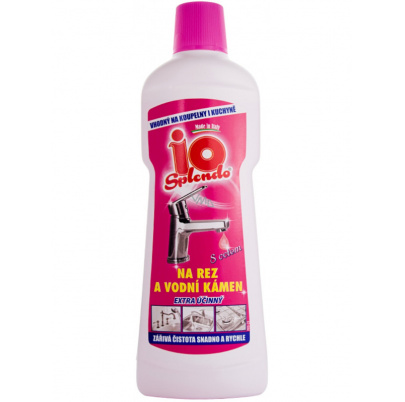 IO SPLENDO 750 ml na hrdzu a vodný kameň s octom - ružový