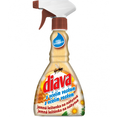 DIAVA s včelým voskom na nábytok - 330 ml s MR