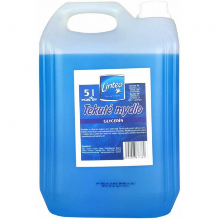LINTEO tekuté mydlo 5 L - modré