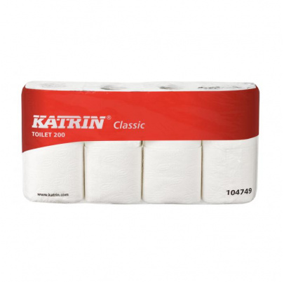 TP Katrin Plus 2vrstvový, 200 útržkov, balenie=8 roliek