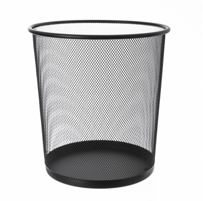 Kôš odpadkový drôtený čierny 12 L