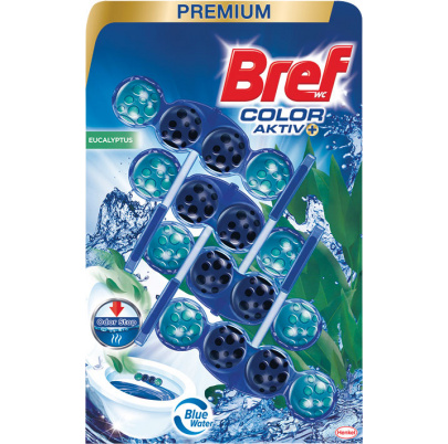 BREF WC Premium Color Aktiv 4 x 50 g - farbiaci