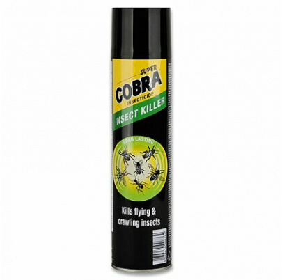 COBRA spray 400 ml - univerzál - čierny