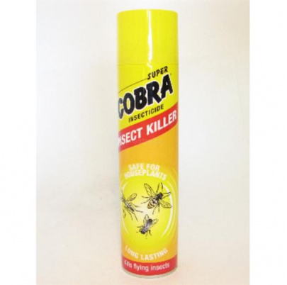 COBRA spray 400 ml - na lietajúci hmyz - žltý