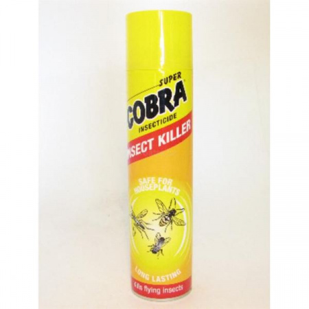 COBRA spray 400 ml - na lietajúci hmyz - žltý