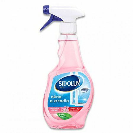 SIDOLUX na okná a zrkadlá s NANO technológiou 500 ml s MR