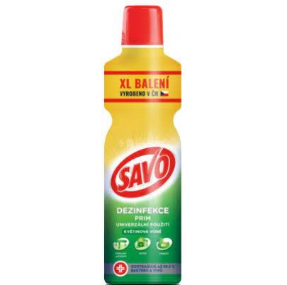 SAVO PRIM  čistiaci a dezinfekčný prípravok - 1,2 L