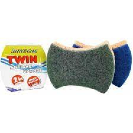 TWIN antibakteriálna špongia 2ks