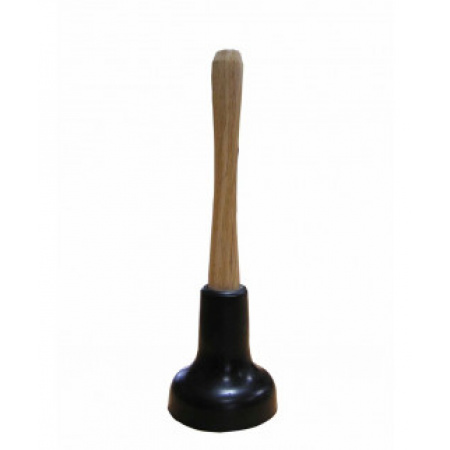 Zvon na WC vysoký gumeno-drevený