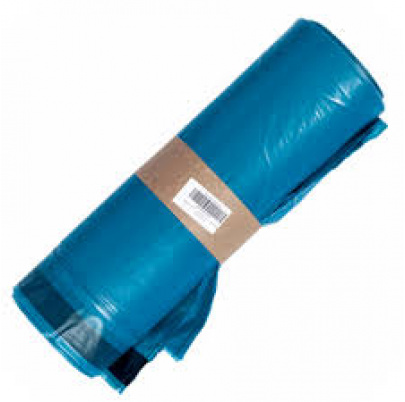 Vrecia LDPE 70x100 cm, 120 L, 10ks Zaťahovacie Modré