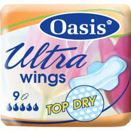 Vložky OASIS ultra wings dry 9 ks