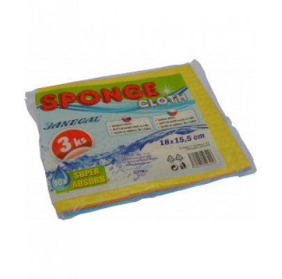 Špongiová utierka 15,5x18 cm bal. 3 ks Spontex