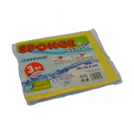 Špongiová utierka 15,5x18 cm bal. 3 ks Spontex