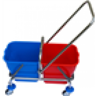 Vozík CHROMWET 2x17 L bez žmýkača